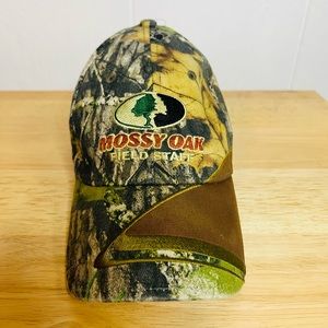 Mossy Oak Camo Hat Field Staff Cap Green Camouflage